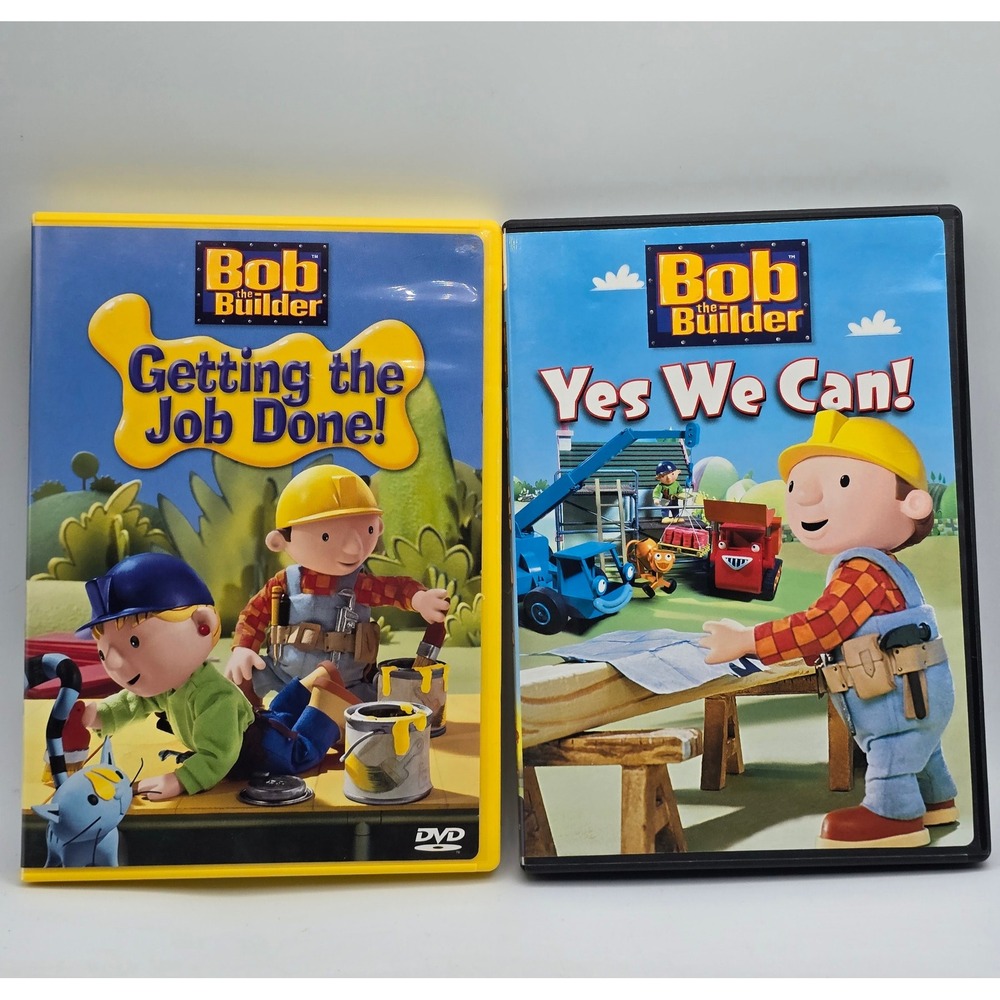 Bob the Builder DVD Set Getting the Job Done Yes We Can! Y2K Character 2000s